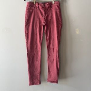 Women’s jeans maroon red size 28